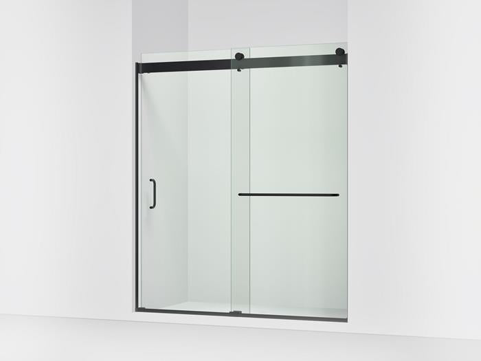 Kohler - Stoneridge 66-72 W x 80-1/4 Inch H bypass shower door with 3/8 Inch -thick Crystal Clear glass