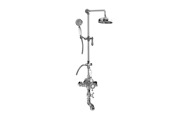Graff - Adley Exposed Thermostatic Tub and Shower System w/Handshower (Rough and Trim)