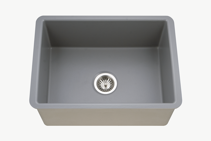 Hamat - Chelsea 26 Inch Undermount Fireclay Single Bowl Kitchen Sink