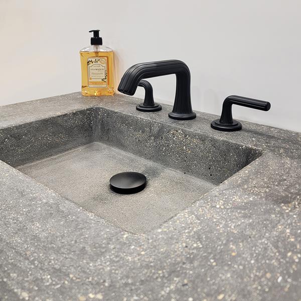 Lacava - Flutti J Shaped Handles For 1683 Faucet Without Fluted Detailing.