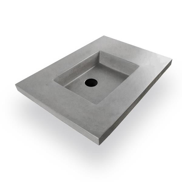 Lacava - Newterra Concrete Vanity Top Made Of Concrete For Vanity Ntr-Un-30