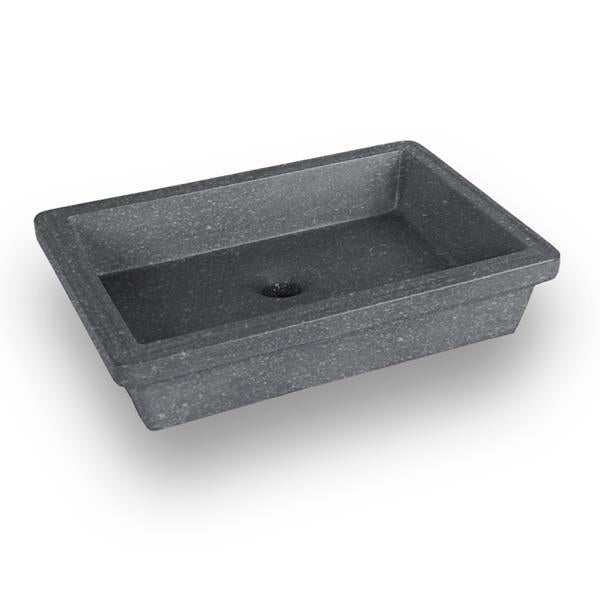 Lacava - Newterra Undermount Sink Made Of Concrete, No Overflow.