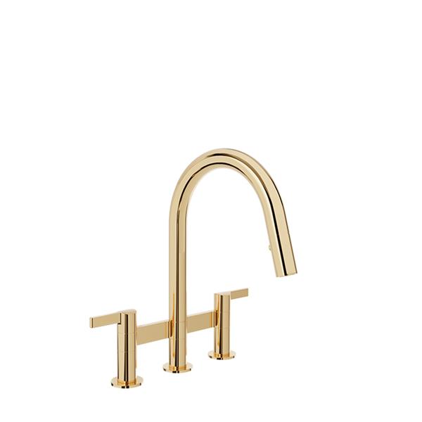 Baril - Vision Bridge kitchen faucet with 2-function pull-down spray