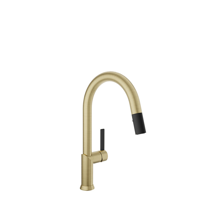 Baril - Vision II Single hole kitchen faucet with 2-function pull-down spray
