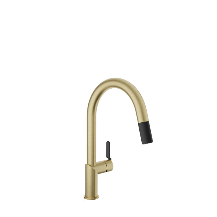 Baril - Vision III Single hole kitchen faucet with 2-function pull-down spray