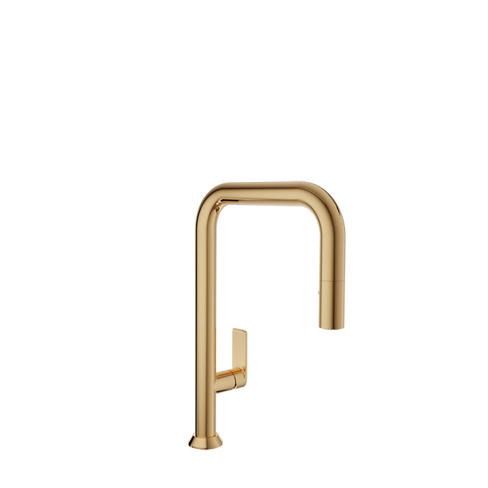 Baril - Tube Single-hole kitchen faucet with 2-function pull-down spray