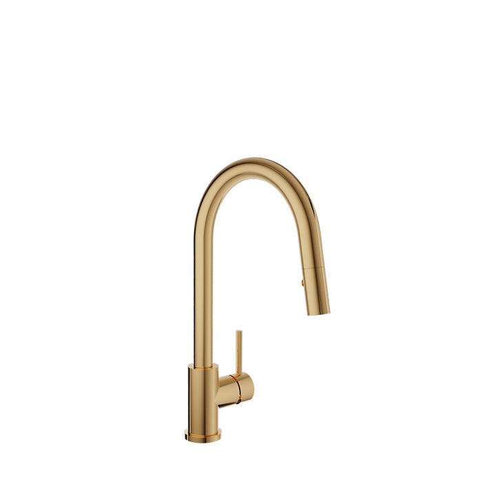 Baril - Unick Single-hole kitchen faucet with single lever and 2-function pull-down spray