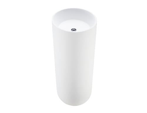 MTI - Halo Sculpturestone Pedestal Sink (18X18)