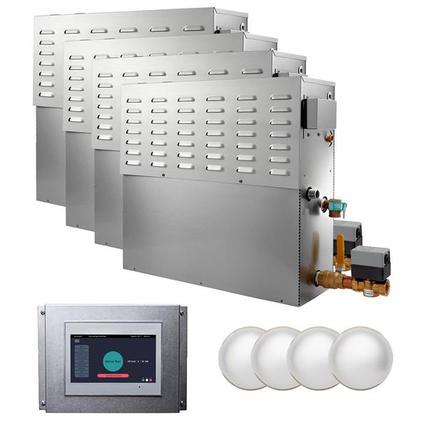 Mr. Steam - Cu 120000-Watt Steam Generator With Integrated Control And Commercial Steamhead