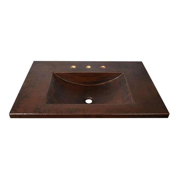 Native Trails - 30 Inch Cozumel Vanity Top with Integrated Sink in Antique