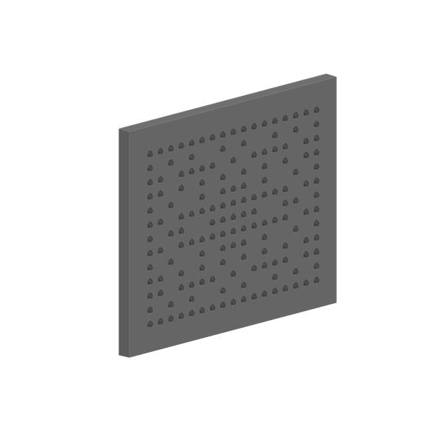 Dornbracht - Rain Shower Angular 11-3/4 Inch X 9-1/2 Inch
