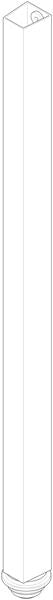Dornbracht - Pipe Ø 71,5 X 1030,5 Mm - Champagne (22Kt Gold)