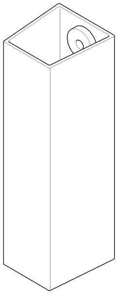 Dornbracht - Pipe Ø 71,5 X 170 Mm - Champagne (22Kt Gold)