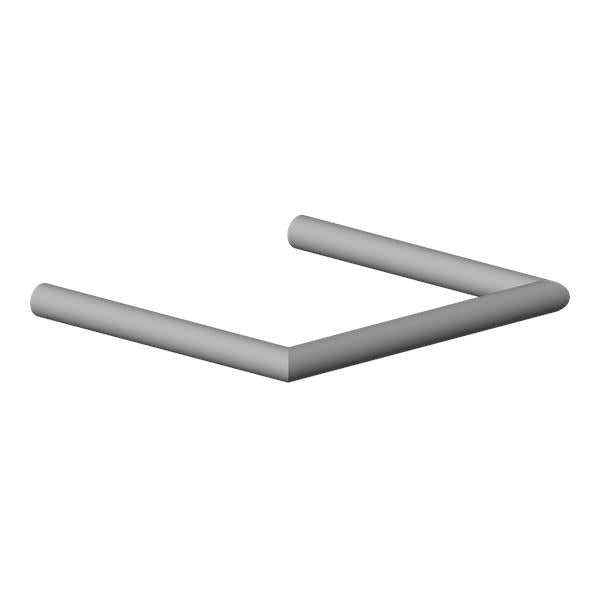 Dornbracht - Holder For Fixed Towel Rack 137,5 X 150 X 13 Mm