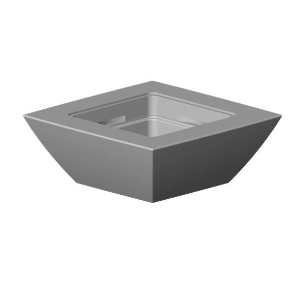 Dornbracht - Holder For Soap Dish, Lotion Dispenser And Candle 60 X 60 X 25 Mm