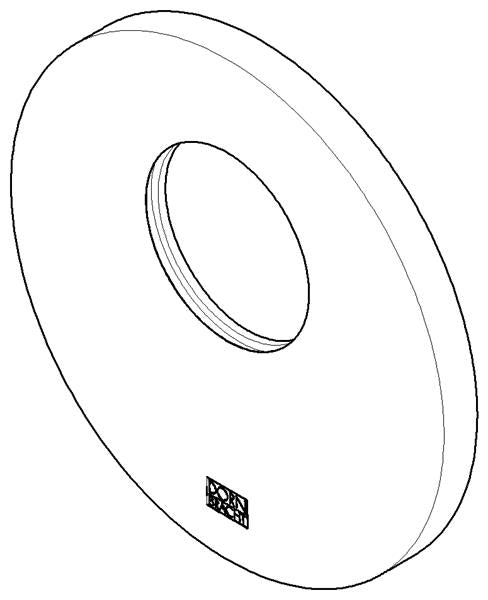 Dornbracht - Xtool Escutcheon Modern Ø 124 X 10 Mm - Cyprum