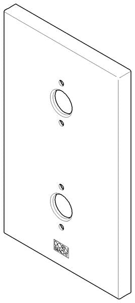 Dornbracht - Escutcheon 90 X 150 X 9,2 Mm