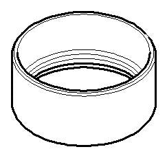 Dornbracht - Sleeve Ø 26,5 X 12 Mm - Champagne (22Kt Gold)