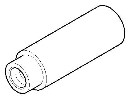 Dornbracht - Holder For Side Spray Fork Ø 18 X 54 Mm - Champagne (22Kt Gold)