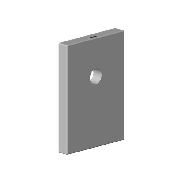 Dornbracht - Escutcheon Hot 78 X 55,5 X 8,5 Mm