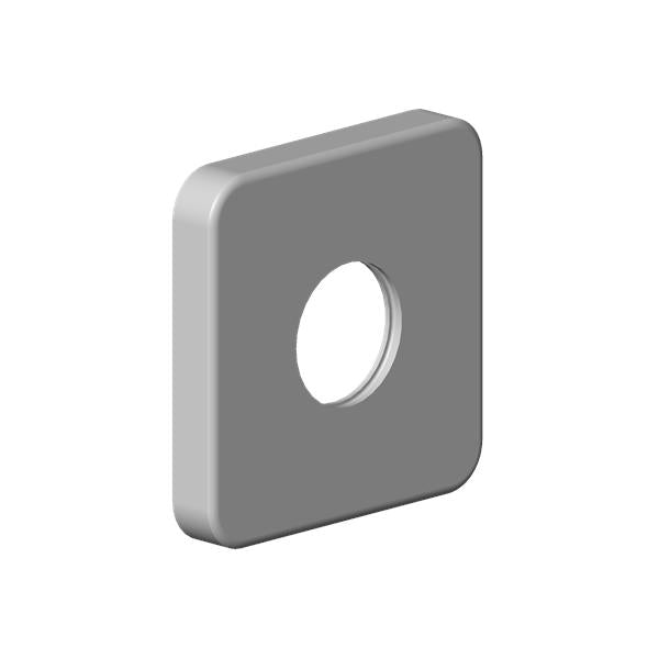 Dornbracht - Escutcheon For Rain Shower Wall 64 X 64 X 9 Mm - Chrome