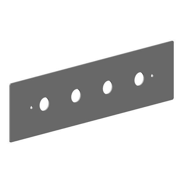 Dornbracht - Escutcheon For Mounting Frame Four-Hole Vertical Assembly 150 X 570 X 3 Mm