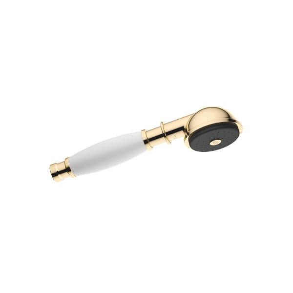 Dornbracht - Madison Metal Hand Shower With Porcelain (White) Handle Flowreduce