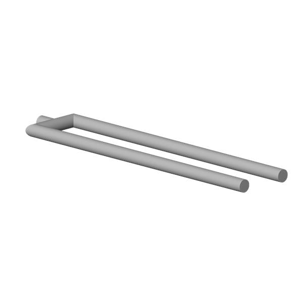 Dornbracht - Holder For Double Towel Rack 92 X 21,5 X 419 Mm