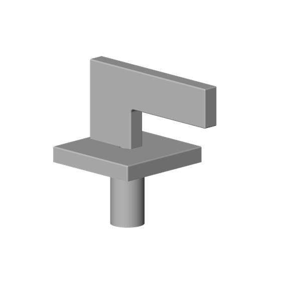 Dornbracht - Handle For Sink Vertical Assembly Lever 55 X 80 X 135 Mm