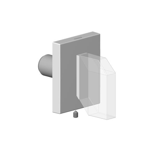 Dornbracht - Handle Cold Rectangular, Transparent