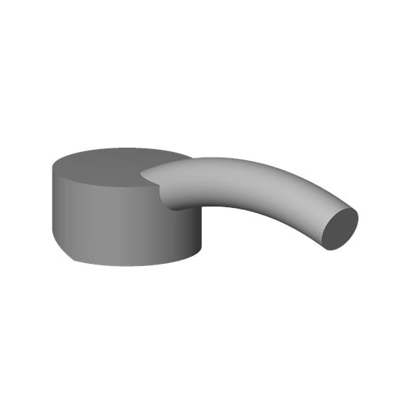 Dornbracht - Handle Lever Base Flush-Mount Lever - Chrome
