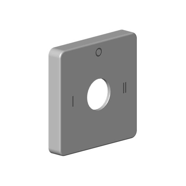 Dornbracht - Escutcheon For Diverter Angular Ø 60 X 9 Mm