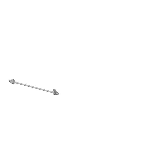 Dornbracht - Flexible Supply Line With Nipple 1/2 Inch X 1/2 Inch X 15-3/4 Inch