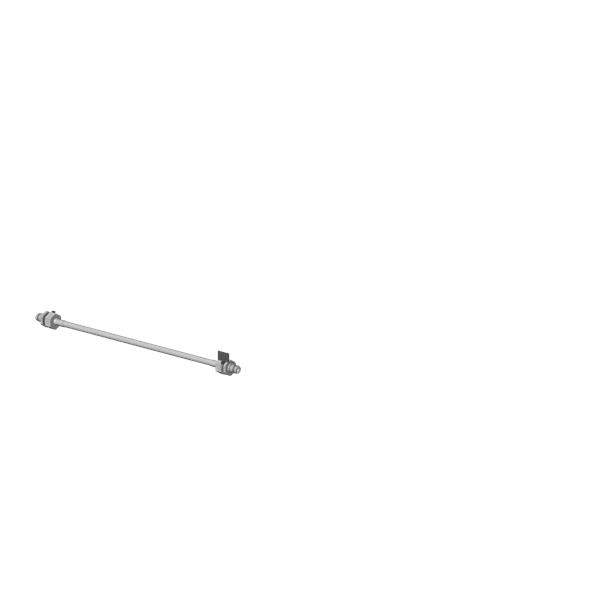 Dornbracht - Flexible Supply Line With Nipple 1/2 Inch X 1/2 Inch X 15-3/4 Inch