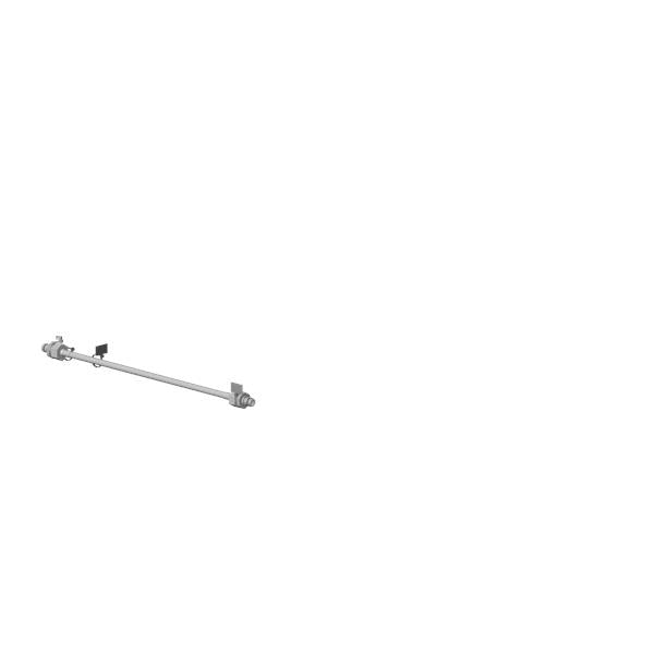 Dornbracht - Flexible Supply Line With Nipple 1.8 Gpm 1/2 Inch X 1/2 Inch X 15-3/4 Inch