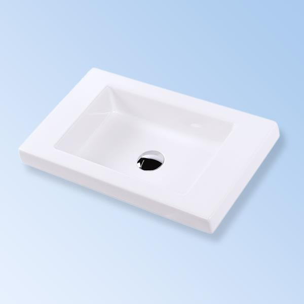 Lacava - Dimini Wall-Mount, Vanity Top Or Self-Rimming Porcelain Bathroom Sink With An Overflow