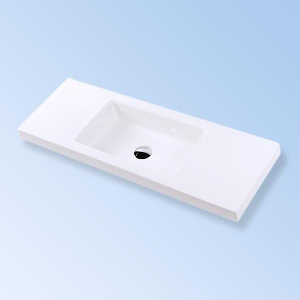 Lacava - Dimini Wall-Mount, Vanity Top Or Self-Rimming Porcelain Bathroom Sink With An Overflow