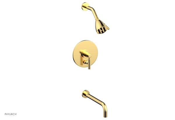 Phylrich - Basic Pressure Balance Tub and Shower Set - 12 Inch Spout - Lever Handle