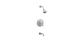 Phylrich - 3Ring Bent Lever Pressure Balance Tub and Shower Set