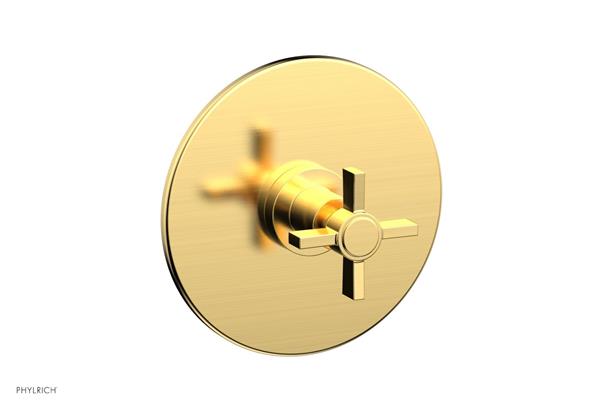 Phylrich - Basic Pressure Balance Plate & Handle Trim Only - Blade Cross Handle