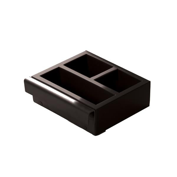 Lacava - Add-On Hanging Organizer Made Of Baltic Birch In Natural Finish And Brushed Stainless Steel Bracket.