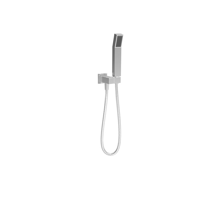 Baril - 1-spray hand shower on wall-mounted supply elbow