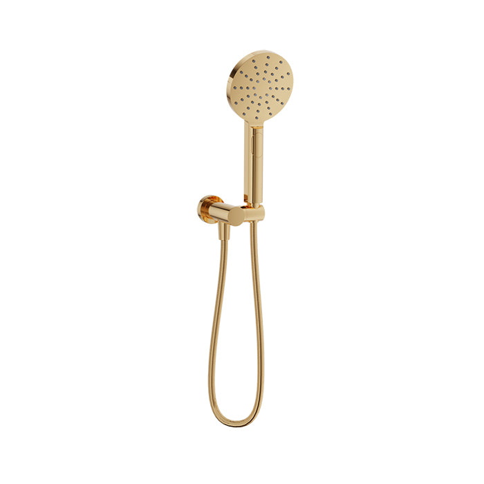 Baril - 3-spray hand shower on wall-mounted supply elbow