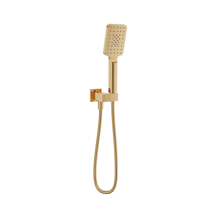 Baril - 3-spray hand shower on wall-mounted supply elbow