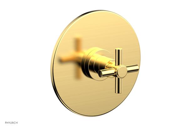 Phylrich - Basic Thermostatic Shower Trim - Tubular Cross Handle