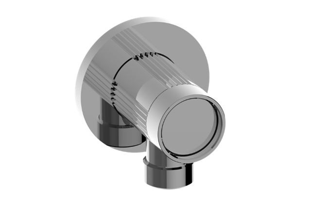 Graff - Riva Contemporary Wall Supply Elbow Fluted Knurled