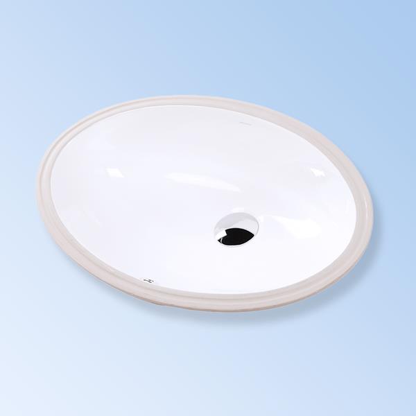 Lacava - Euro Under-Counter Porcelain Bathroom Sink With An Overflow, 21 InchW, 13 InchD, 6 InchH