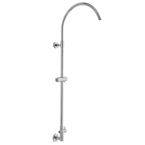 Jaclo - Subway Line Hoop Exposed Pipe with Handheld Slider & Diverter