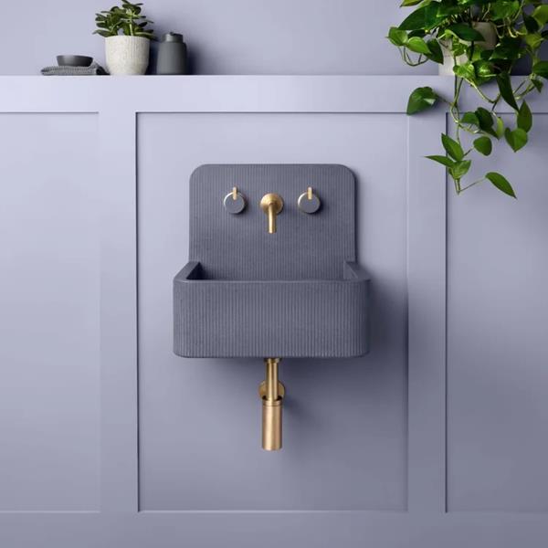 Kast - Elm Mini Countertop/Wall Mount Basin, Includes Wall Brackets