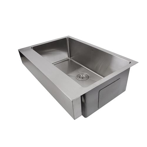 Nantucket Sinks - Patented Design Pro Series Single Bowl Undermount Stainless Steel Kitchen Sink